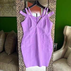 Bodycon Stretch Knee Length Midi Bandage Dress